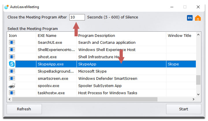 How to Use AutoLeaveMeeting