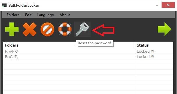 Reset the Login Password