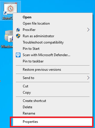 Run AutoClose As Administrator All the Time